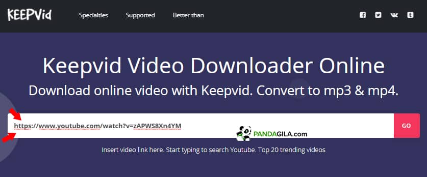 Download video YouTube dengan Keepv.id