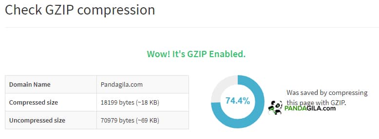 Mengaktifkan Gzip Compression untuk mempercepat loading website