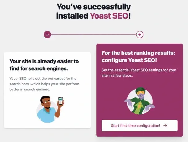 Cara setting Yoast SEO - Konfigurasi Awal