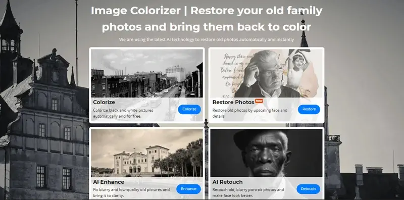ImageColorizer untuk Memperbaiki Foto Lama yang Rusak